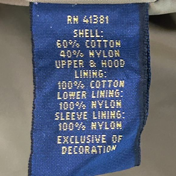 Polo Ralph Lauren Field Coat Parka Mens Large Green Full Zip Snap Plaid Jacket - Picture 10 of 12